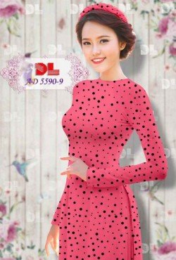 Vải áo dài chấm 5590 AD 5590