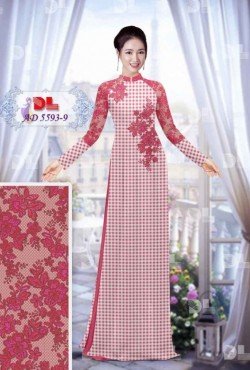 Vải hoạ tiết hoa văn 5593