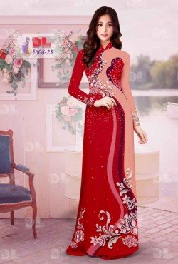 vải hoạ tiết 5608 AD 5608