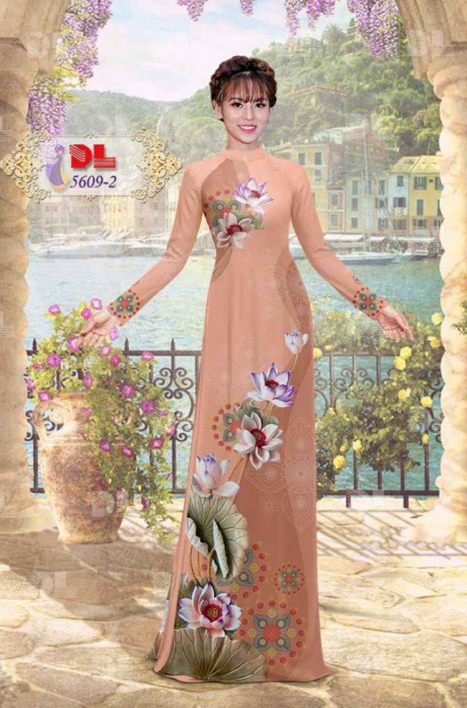 Vải hoa súng 5609