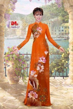 Vải hoa súng 5609 AD 5609
