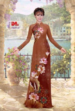 Vải hoa súng 5609 AD 5609