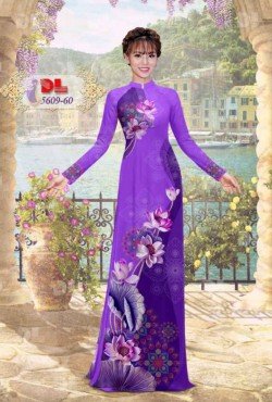 Vải hoa súng 5609 AD 5609