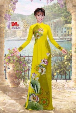 Vải hoa súng 5609 AD 5609