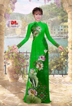 Vải hoa súng 5609 AD 5609