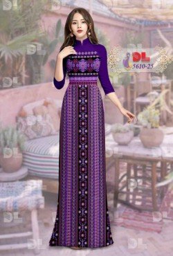 Vải hoạ tiết hoa văn 5610 AD 5610