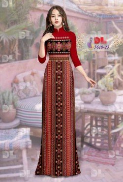 Vải hoạ tiết hoa văn 5610 AD 5610