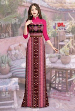Vải hoạ tiết hoa văn 5610 AD 5610