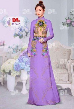Vải hoạ tiết hoa văn 5614 AD 5614