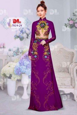 Vải hoạ tiết hoa văn 5614 AD 5614
