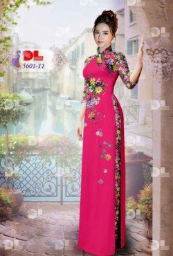 Vải hoa nguyên áo  5601 AD 5601
