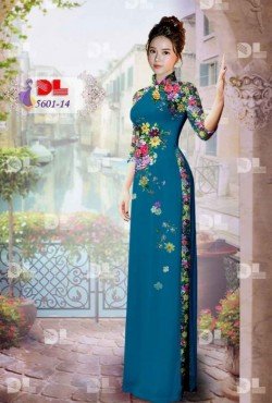 Vải hoa nguyên áo  5601 AD 5601