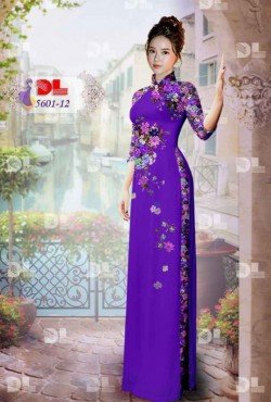 Vải hoa nguyên áo  5601 AD 5601