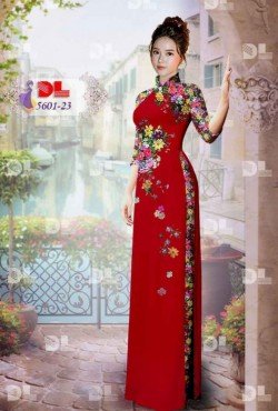 Vải hoa nguyên áo  5601 AD 5601