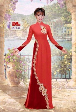 Vải hoa hồng 5619 AD 5619