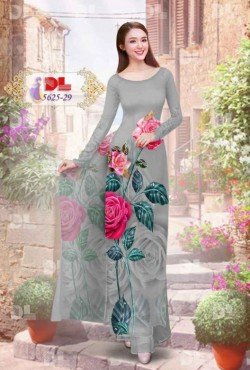 Vải hoa hồng 5625 AD 5625