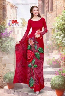 Vải hoa hồng 5625 AD 5625