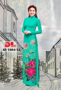 Vải áo dài hoa hồng 1604 AD 1604