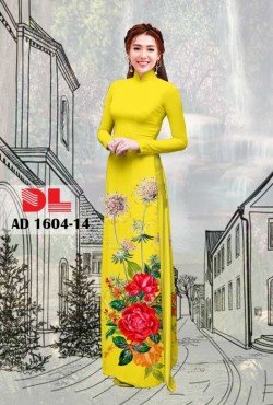 Vải áo dài hoa hồng 1604 AD 1604