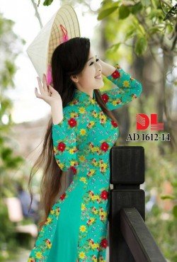 Vải áo dài hoa nguyên áo 1612 AD 1612