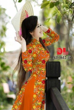 Vải áo dài hoa nguyên áo 1612 AD 1612