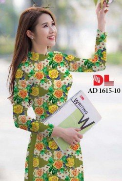 Vải áo dài hoa nguyên áo 1615 AD 1615