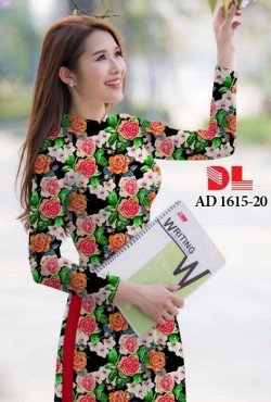 Vải áo dài hoa nguyên áo 1615 AD 1615