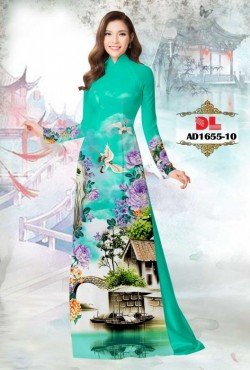 Vải phong cảnh 1655 AD 1655