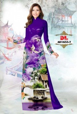 Vải phong cảnh 1655 AD 1655