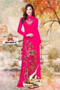 Vải áo dài cây trúc 1665 AD 1665