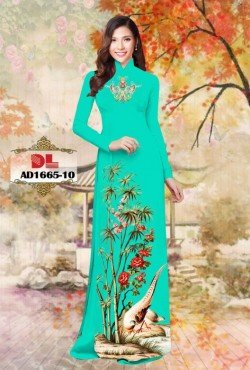 Vải áo dài cây trúc 1665 AD 1665