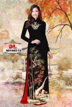 Vải áo dài cây trúc 1665 AD 1665