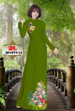 Vải áo dài con cò 1675 AD 1675