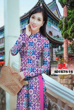 Vải áo dài hoa văn 1678 AD 1678