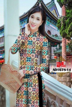 Vải áo dài hoa văn 1678 AD 1678