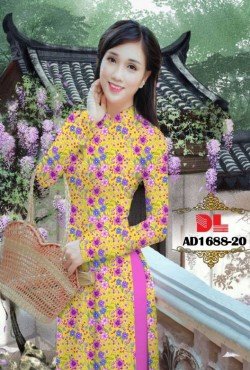 Vải áo dài hoa nhí 1688 AD 1688