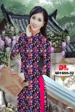 Vải áo dài hoa nhí 1688 AD 1688