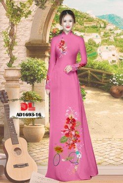 Vải áo dài hoa phượng 1693 AD 1693
