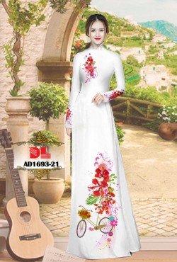 Vải áo dài hoa phượng 1693 AD 1693