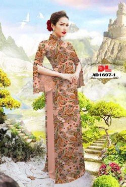 Vải aó dài hoạ tiết 1697 AD 1697