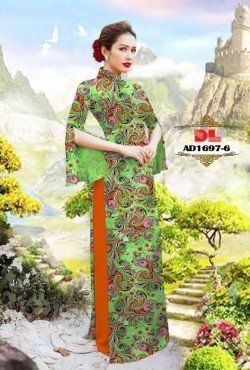 Vải aó dài hoạ tiết 1697 AD 1697