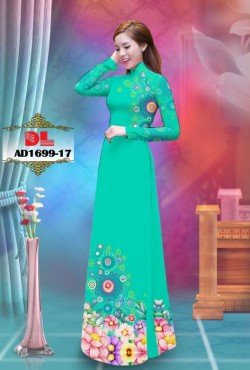 Vải áo dài hoạ tiết hoa văn 1699 AD 1699