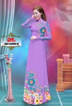 Vải áo dài hoạ tiết hoa văn 1699 AD 1699
