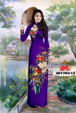 Vải áodài   hoa 1703 AD 1703