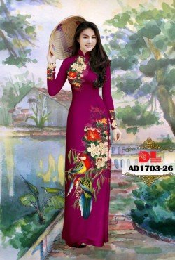 Vải áodài   hoa 1703 AD 1703