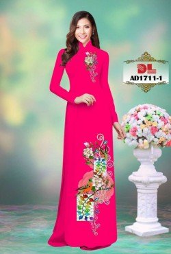 Vải áo dài hoa 1711 AD 1711