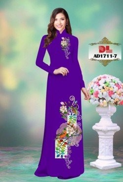 Vải áo dài hoa 1711 AD 1711