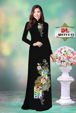 Vải áo dài hoa 1711 AD 1711