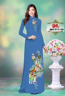 Vải áo dài hoa 1711 AD 1711