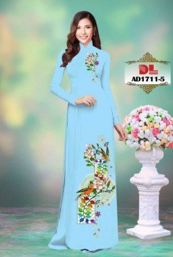 Vải áo dài hoa 1711 AD 1711